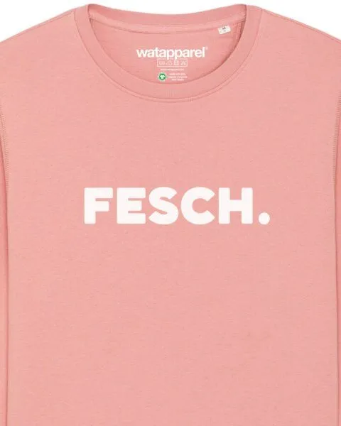 watapparel watapparel Sweatshirt Unisex Fesch, Canyon pink, – Produktbild 3 von 4