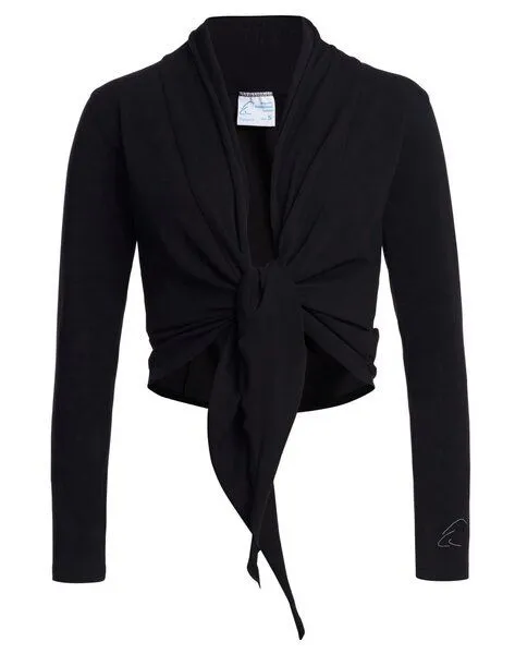 ESPARTO ESPARTO Wickelshirt "Dhaara", Schwarz, – Produktbild 1 von 3