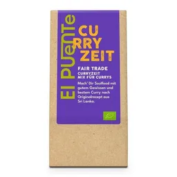 El Puente El Puente Curryzeit Bio-Curry gemahlen mild Gewürzmischung | Fair Trade | Bio-zertifiziert | Vegan | Glutenfrei – Produktbild 1 von 1