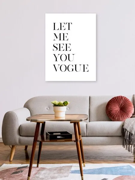 Photocircle Photocircle Poster / Leinwandbild - Let me See You Vogue – Produktbild 2 von 4