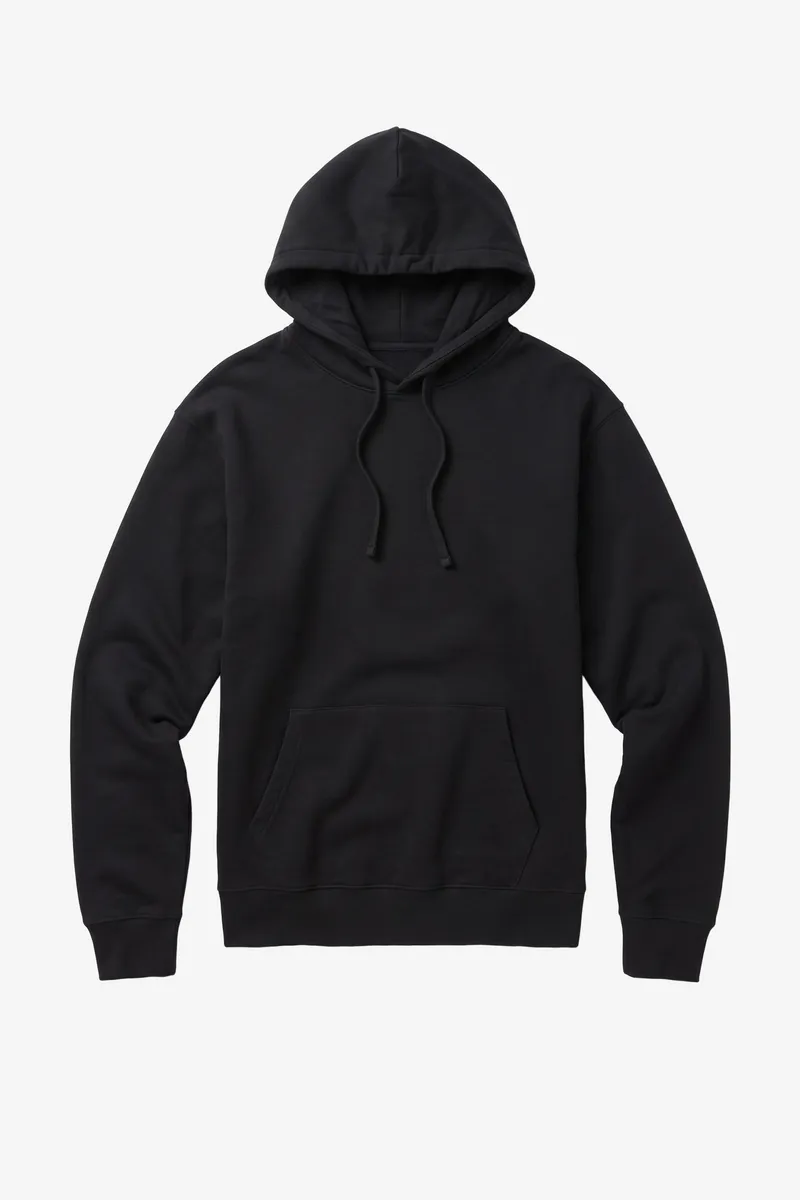 KnowledgeCotton Apparel KnowledgeCotton Apparel Herren vegan Hoodie Herren Relaxed Schwarz Jet, Schwarz, – Produktbild 1 von 2
