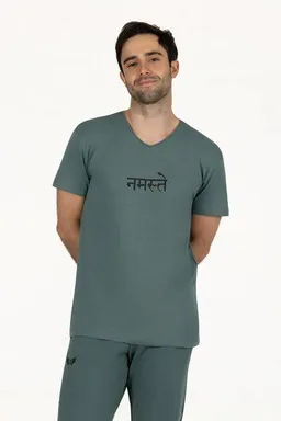 Renegade Guru Renegade Guru Herren Yoga Shirt Namaste – Produktbild 1 von 1