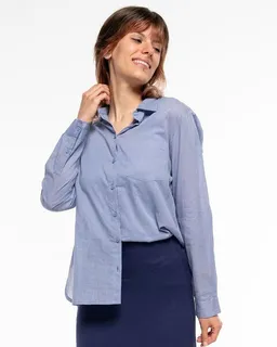 Alma & Lovis Alma & Lovis Lässige Hemdbluse aus feinster Bio-Baumwolle | Batist Hemd – Produktbild 1 von 1