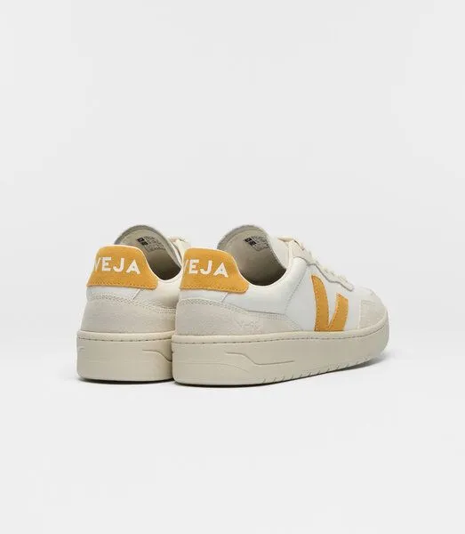 Veja Veja Damen-Sneaker V-90 OT Leather White Safran – Produktbild 7 von 7