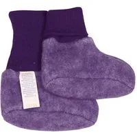 Cosilana Cosilana Baby Fleece Schühchen kbT Wolle Bio Baumwolle, Lila-melange, – Produktbild 1 von 1
