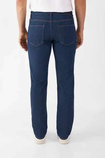 DAWN Herren Jeans DUSK Regular Straight DAWN Bio-Baumwolle, Classic blue, – Produktbild 3 von 4