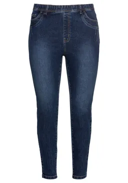sheego Jeggings dark blue denim – Produktbild 1 von 1