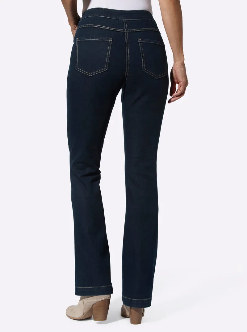 Witt Bootcut-Jeans, Dark blue, – Produktbild 1 von 2
