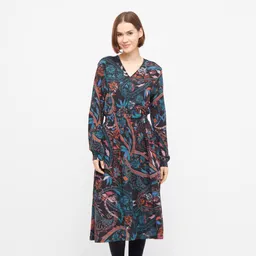 WiDDA Widda Damen vegan Kleid Varbo Paisleymuster Multicolor – Produktbild 1 von 1