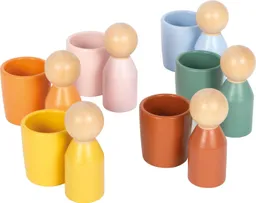 small foot small foot Steckspielzeug Sortierbecher Montessori mit Figuren – Produktbild 1 von 1