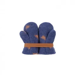 Pure pure by Bauer Pure pure by Bauer Wollwalk Fäustlinge in blau-karamell von pure-pure by Bauer – Produktbild 1 von 1