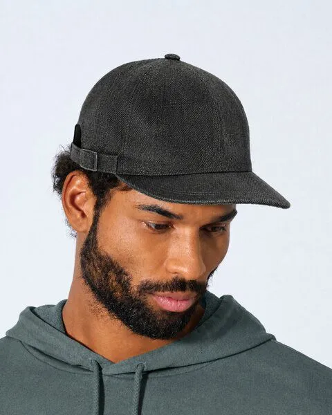 HempAge HempAge Hanf Basecap aus 100% Hanf, Schwarz, – Produktbild 3 von 5