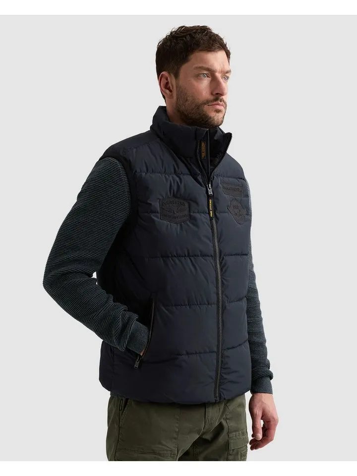 PME Legend PME Legend Steppweste Reißverschlusstaschen von innen und außen, Blau, – Produktbild 2 von 5