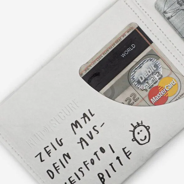paprcuts paprcuts RFID Portemonnaie, Viel besser | tschief koop (weiß), – Produktbild 4 von 4
