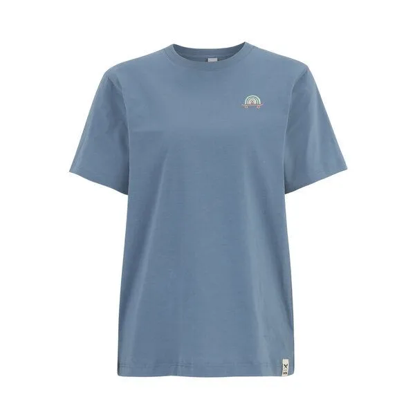 Iriedaily Iriedaily Skate Heart Tee, Greyblue (blau), – Produktbild 1 von 3