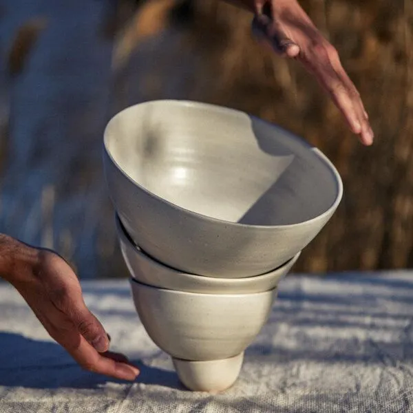 onomao onomao Kleine Schüssel - Traditionell, Naturweiß, – Produktbild 2 von 4