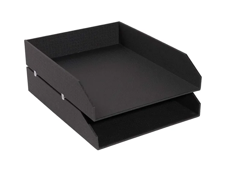 Exacompta 2 Exacompta Briefablagen "Office By Me", DIN A4+, schwarz – Produktbild 1 von 1
