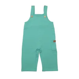 Walkiddy Kinder Latzhose GOTS zertifiziert, mintgrün, Bio-Baumwolle, bequem – Walkiddy – Produktbild 1 von 1