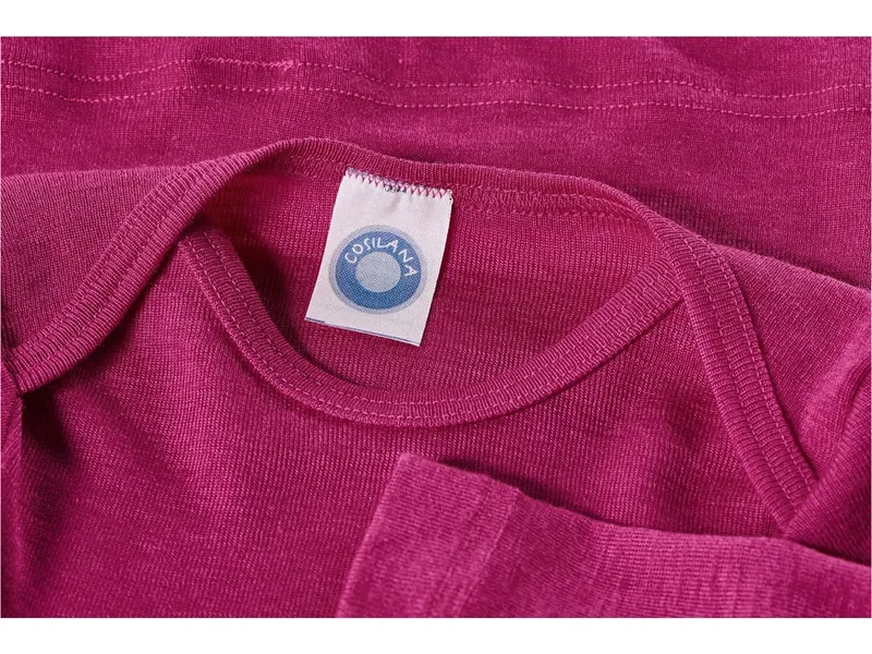 Cosilana Cosilana Baby und Kinder Schlupfhemd Langarm Wolle Seide pink Gr.86/92, Pink, – Produktbild 2 von 2