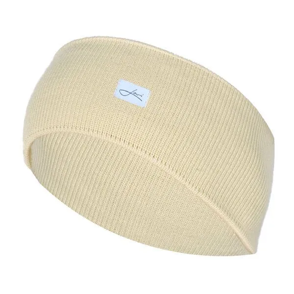 Lou-i Lou-i Stirnband aus Schurwolle Made in Germany, Naturweiß, – Produktbild 1 von 4