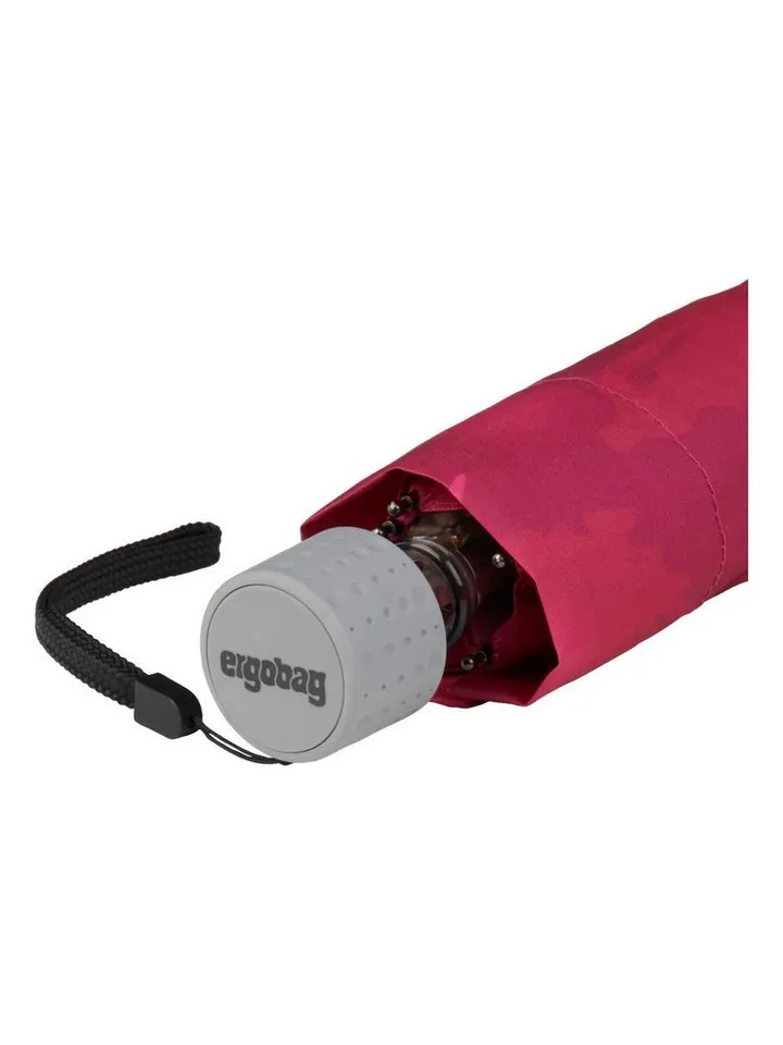 Ergobag Ergobag Taschenregenschirm Regenschirm, mit reflektierenden Details, Lila, – Produktbild 4 von 8
