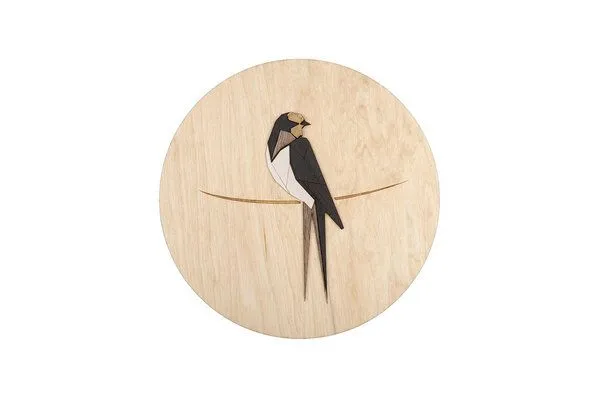 BeWooden BeWooden Holzbild Wanddekoration – Schwalbe – Produktbild 1 von 3