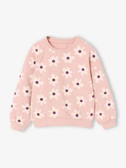 Vertbaudet Bedrucktes Sweatshirt Mädchen hell – Produktbild 1 von 1