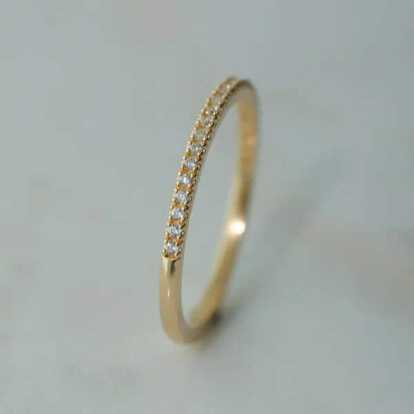 BELLYBIRD Jewellery BELLYBIRD Jewellery Ring - Bandring Zirkonia, Silver, – Produktbild 1 von 4
