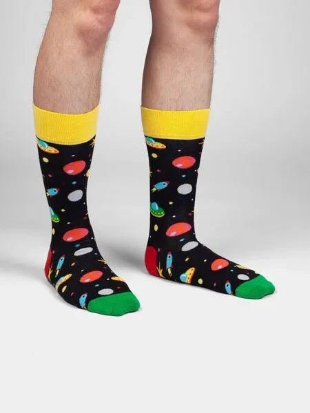 DillySocks DillySocks Socken Galactic Ride aus Biobaumwoll-Mix, Mehrfarbig, – Produktbild 6 von 6