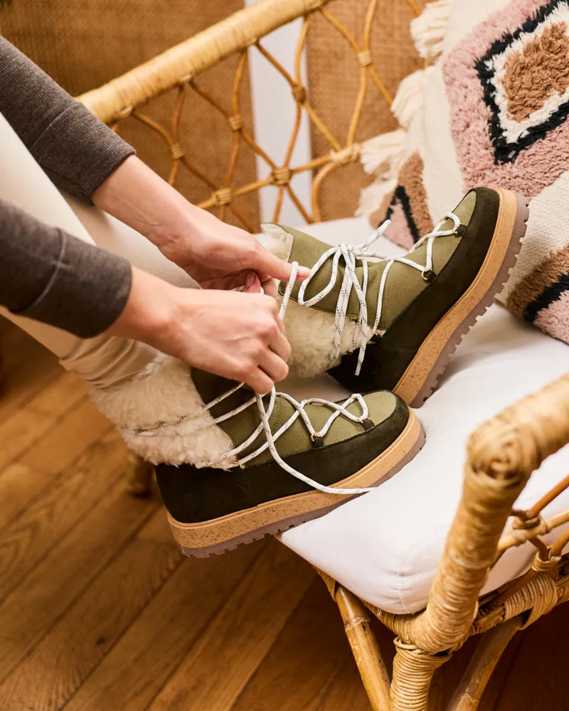 Minuit Sur Terre Damen vegan Stiefel Joy Forêt Grün, Grün, – Produktbild 1 von 2