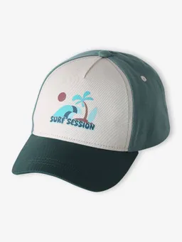 Vertbaudet Baumwollcap SURF SESSION Jungen salbei – Produktbild 1 von 1