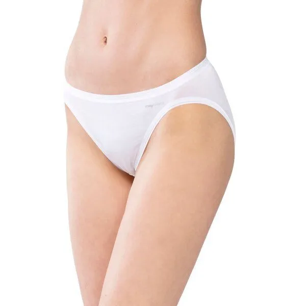 mey 2er Pack Mini-Slip Mey Lights Damen aus PIMA Baumwolle, Weiss, – Produktbild 1 von 2