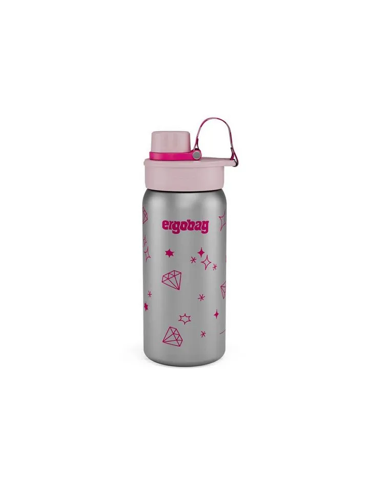 Ergobag Ergobag Trinkflasche Edelstahl Trinkflasche, auslaufsicher und kohlensäuregeeignet, Grün, – Produktbild 7 von 9