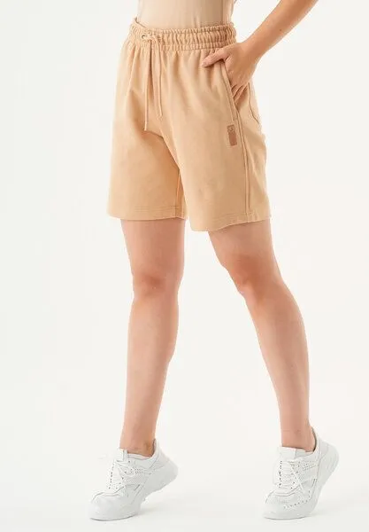 ORGANICATION ORGANICATION Damen ESSENTIALS-SHEYMA- Shorts aus Bio-Baumwolle, Beige, – Produktbild 3 von 4