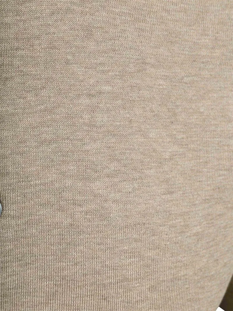 Profuomo Profuomo Gestricktes Poloshirt Beige - Größe M, Beige, – Produktbild 4 von 5