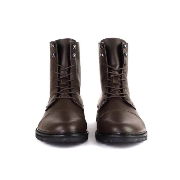 SORBAS SORBAS '93 Leder Stiefel zum Schnüren, Dark brown (dunkelbraun), – Produktbild 3 von 5