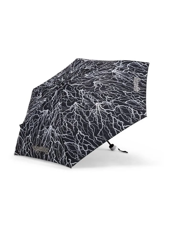 Ergobag Ergobag Taschenregenschirm Regenschirm, mit reflektierenden Details, Schwarz, – Produktbild 1 von 3
