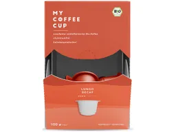 MY COFFEE CUP Bio-Kaffeekapseln "Lungo Decaf" 100 Stk. – Produktbild 1 von 1