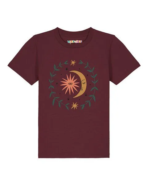 watabout.kids watabout.kids T-Shirt Kinder Love and flex, Burgundy, – Produktbild 1 von 3