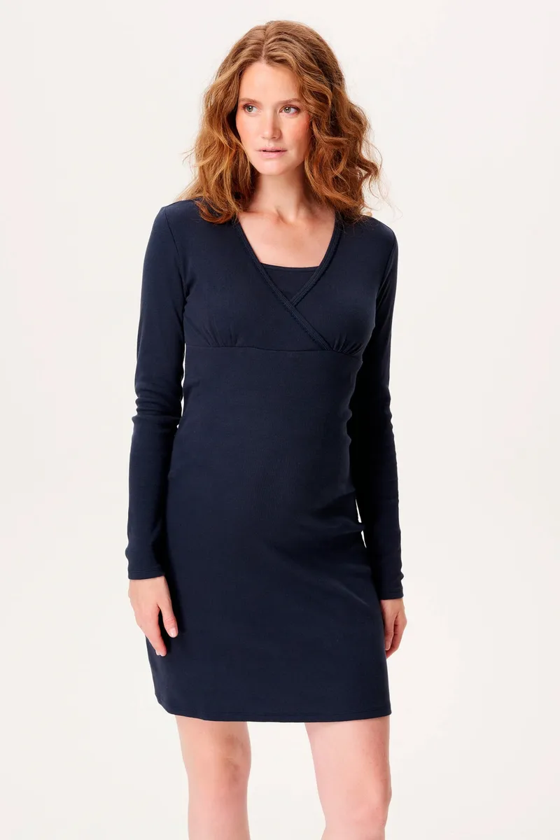 Noppies Maternity Still-Nachtkleid Tami, Blau, – Produktbild 3 von 3