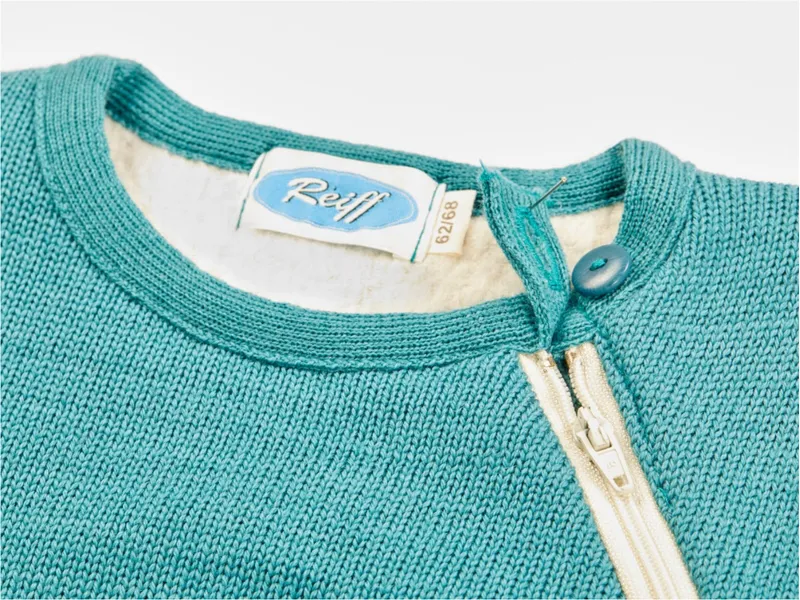 Reiff Strickwaren Reiff Strickwaren Schlafsack Baby Bio-Merinowolle, Türkis, – Produktbild 2 von 2