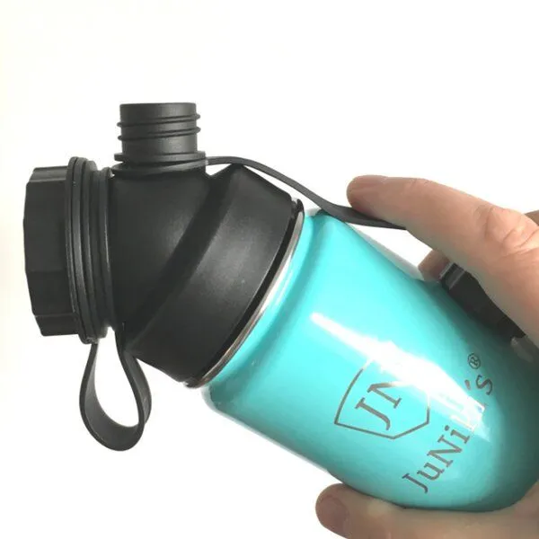 JN JuNiki's JN JuNiki's 3er Set zum Sparpreis: JuNiki´s Trinkflasche 550ml, 3x blau, – Produktbild 3 von 3