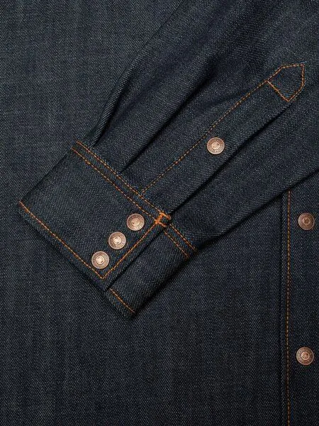 Nudie Jeans Nudie Jeans Gunnar Denim Shirt aus Biobaumwolle – Produktbild 4 von 4