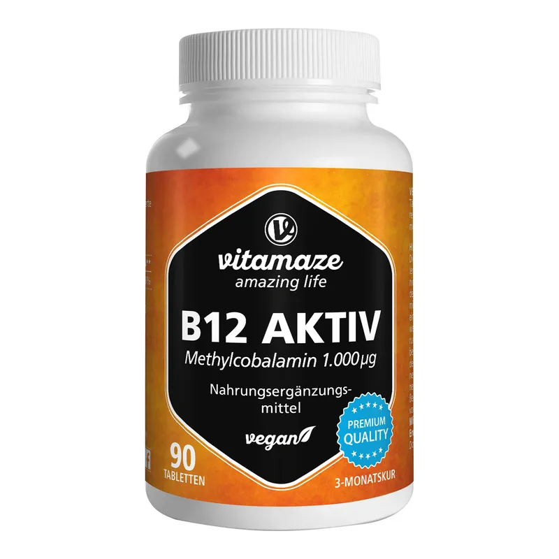 vitamaze Vitamaze Vitamin B12 AKTIV vegan Tabletten – Produktbild 1 von 1