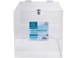 Exacompta Exacompta Urne "Exacryl" abschließbar, aus PMMA, 25x25x25cm – Produktbild 1 von 1