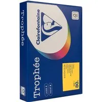 Clairefontaine 500 Blatt Clairfontaine Farbiges Kopierpapier "Trophee" 80 g/m², DIN A4, goldgelb – Produktbild 1 von 1