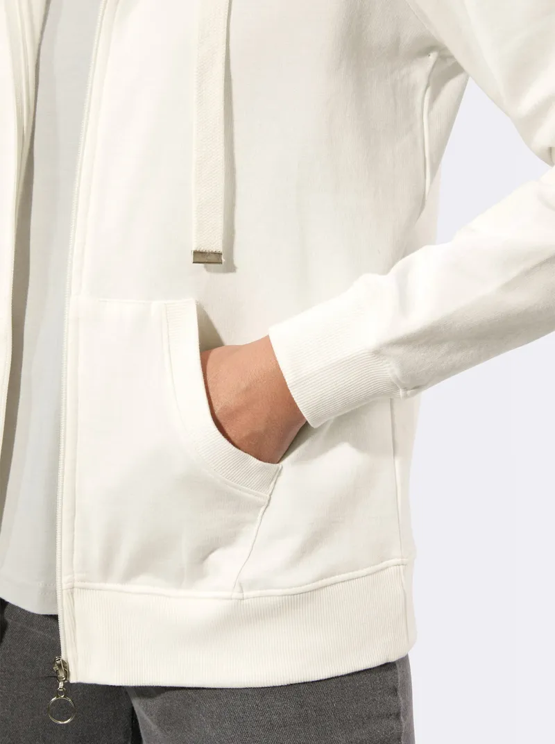 Witt Sweatjacke, Ecru, – Produktbild 2 von 2