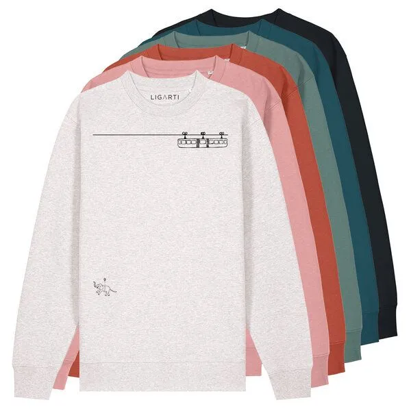 LIGARTI Pullover – Tuffi – LIGARTI Tiermanufaktur, Hellgrau, – Produktbild 2 von 2