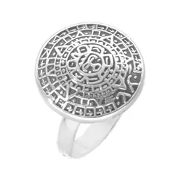 pakilia pakilia Silber Ring Aztekenkalender Fair-Trade und handmade – Produktbild 1 von 1