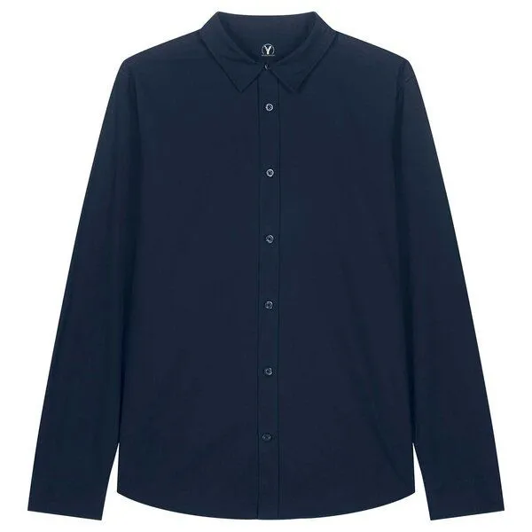 YTWOO YTWOO Poplinhemd für Damen aus Bio-Baumwolle, Navy, – Produktbild 1 von 2